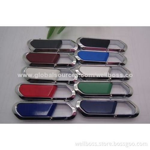 Foldout Carabiner USB Flash Drive, Customized Colors Available 1-32GBNew